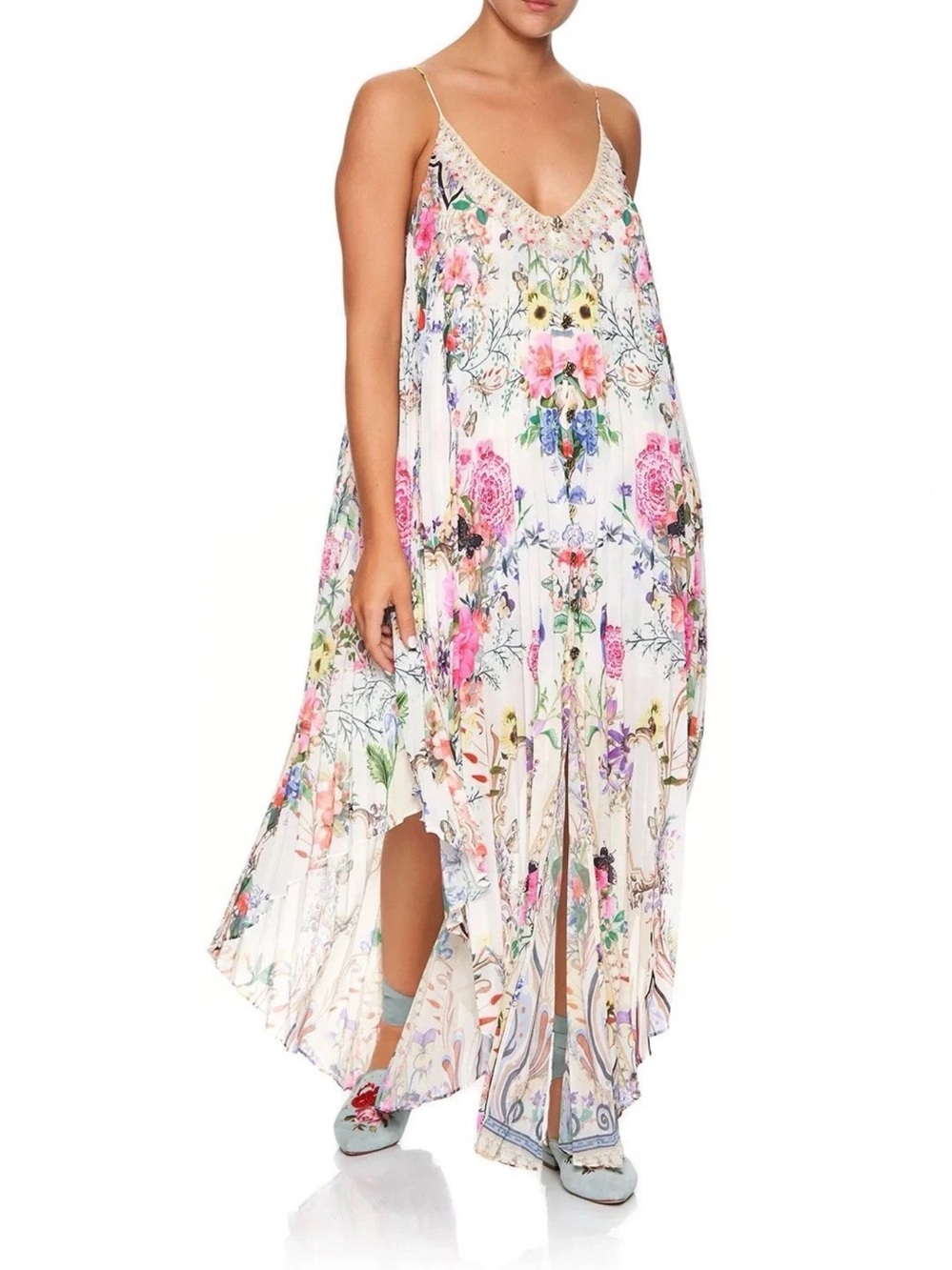 Camilla | Floral Flowy Maxi Dress, S